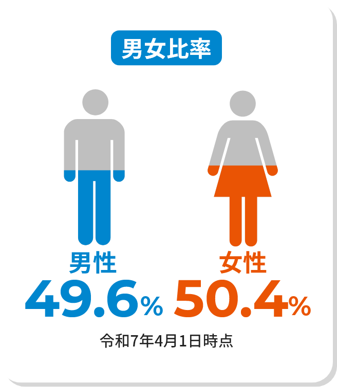 男女比率