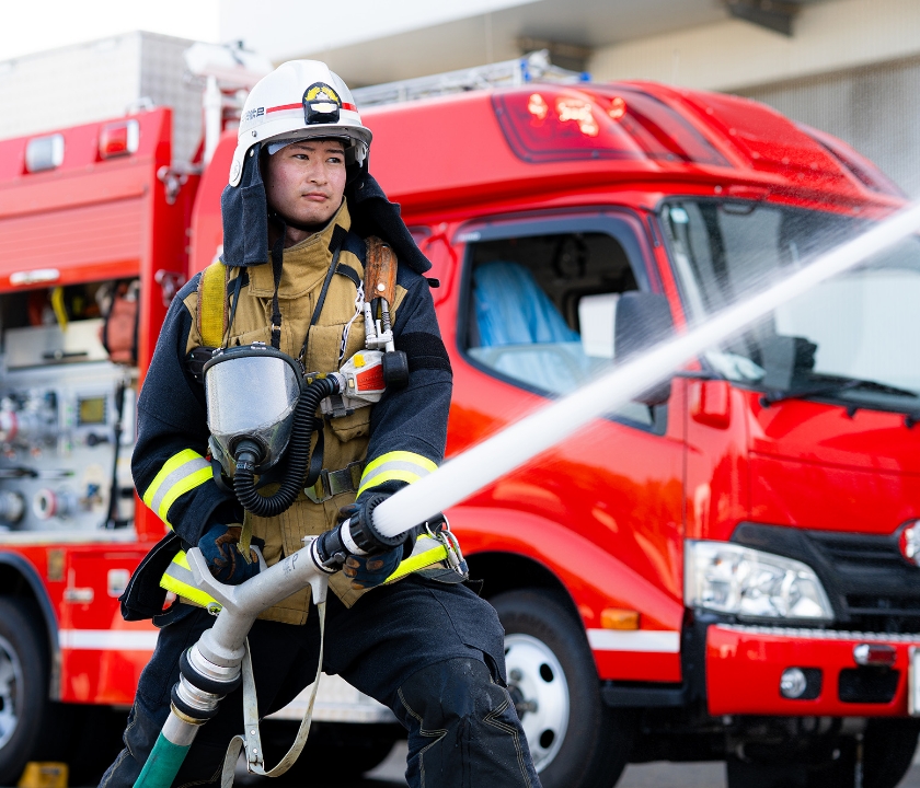 市民に信頼される消防士を目指す