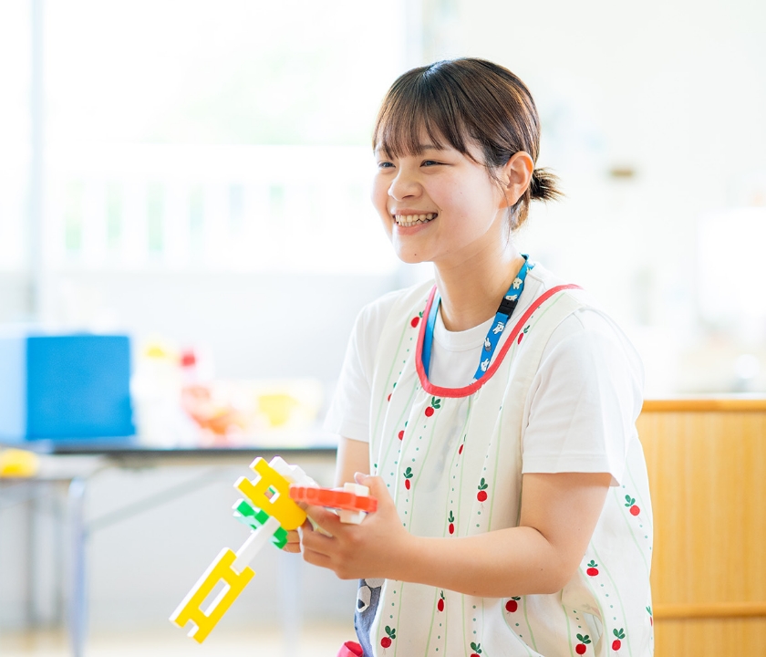 憧れの先生のように、こどもに寄り添える保育士に