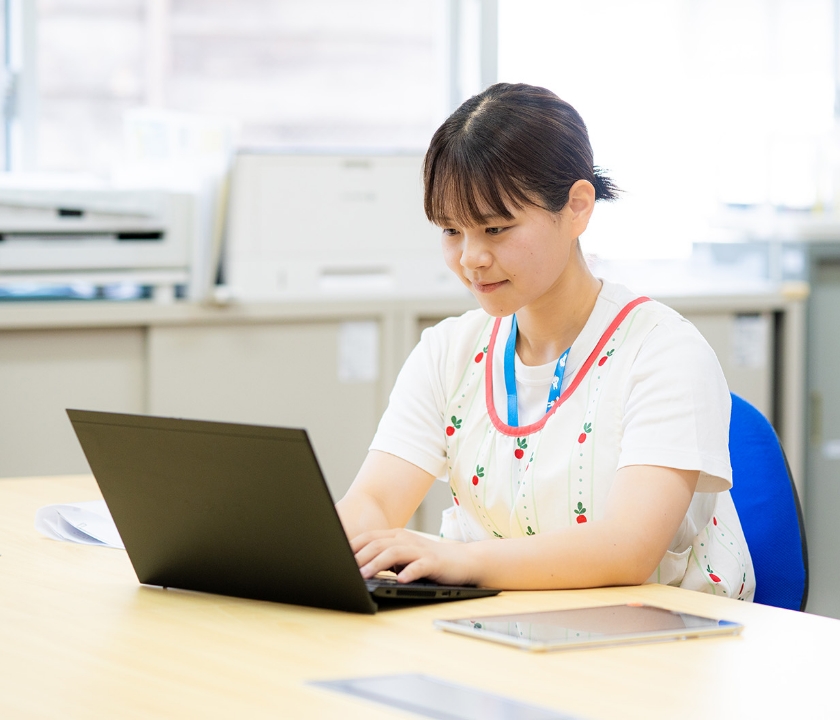 先輩と園のサポートで成長できる