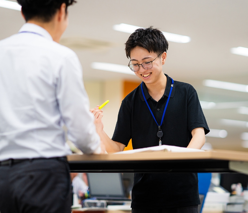 幅広い経験で成長できる