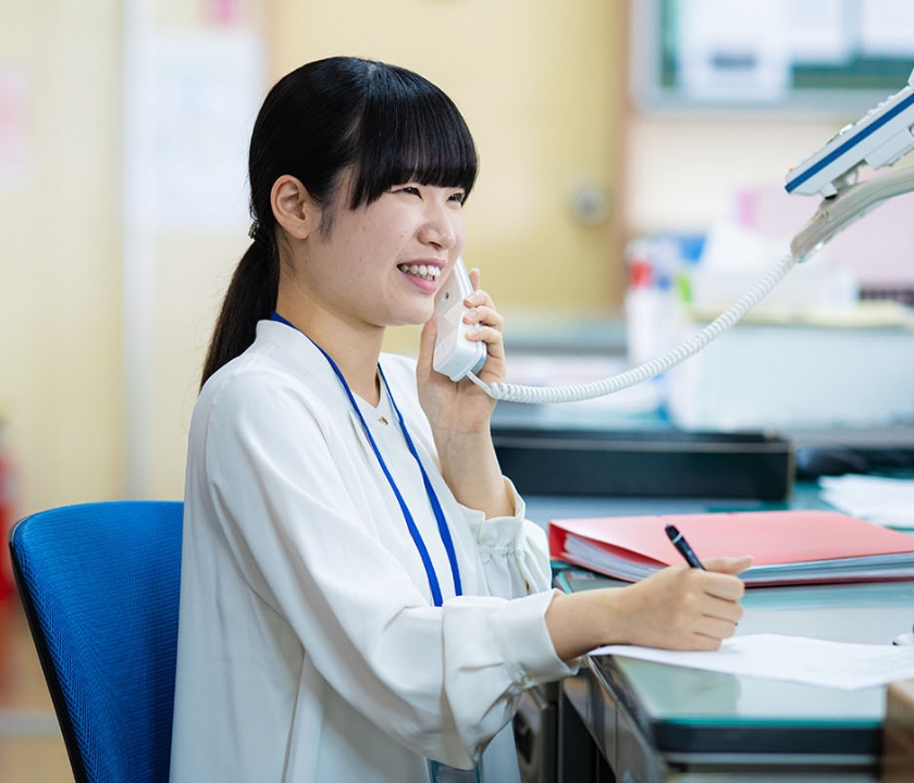 学校を支える姿に憧れて